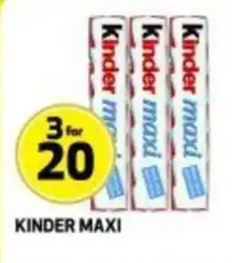 Bunnpris Kinder maxi tilbud