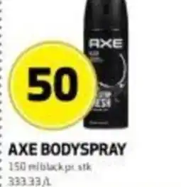Bunnpris Axe bodyspray tilbud