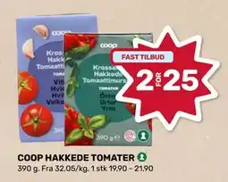Matkroken COOP HAKKEDE TOMATER tilbud
