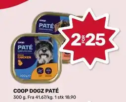 Matkroken COOP DOGZ PATÉ tilbud