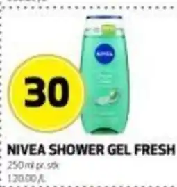 Bunnpris Nivea shower gel fresh tilbud