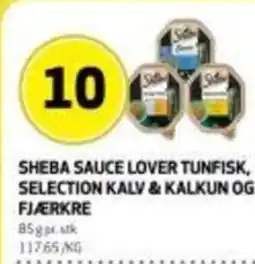 Bunnpris Sheba sauce lover tunfisk, selection kalv & kalkun og fjerkre tilbud