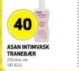 Bunnpris Asan intimvask tranebær tilbud