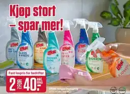 Europris Effekt rengjøringsspray tilbud