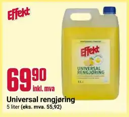 Europris Universal rengjøring tilbud