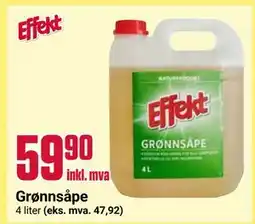 Europris Grønnsåpe tilbud