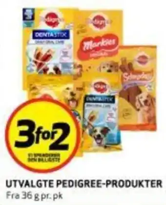Bunnpris Utvalgte pedigree-produkter tilbud