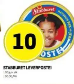 Bunnpris Stabburet leverpostei tilbud