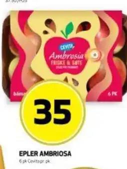 Bunnpris Epler ambriosa tilbud