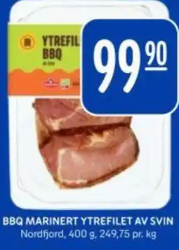 Bunnpris Bbq marinert ytrefilet av svin tilbud