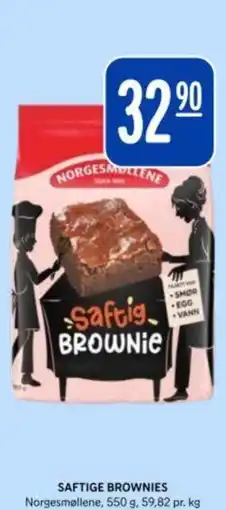 Bunnpris Saftige brownies tilbud