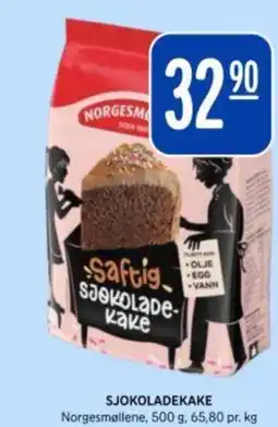 Bunnpris Sjokoladekake tilbud