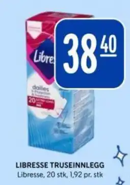 Bunnpris Libresse truseinnlegg tilbud