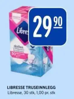 Bunnpris Libresse truseinnlegg tilbud