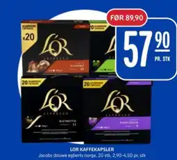Bunnpris Lor kaffekapsler tilbud
