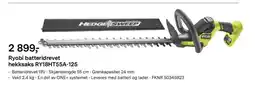 Felleskjøpet Ryobi batteridrevet hekksaks ry18ht55a-125 tilbud