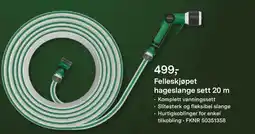 Felleskjøpet Felleskjøpet hageslange sett 20 m tilbud