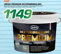 Coop Byggmix Infra premium eksteriørmaling tilbud