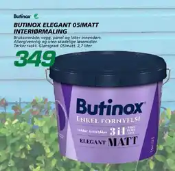 Coop Byggmix Butinox elegant 05/matt interiørmaling tilbud