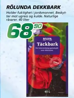 Coop Byggmix RÖLUNDA DEKKBARK tilbud