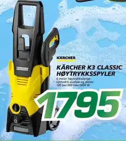 Coop Byggmix Kärcher k3 classic høytrykksspyler tilbud