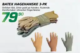 Coop Byggmix Batex hagehanske 3-pk tilbud