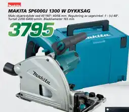 Coop Byggmix Makita sp6000j 1300 w dykksag tilbud