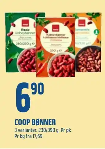 Coop Obs Coop bønner tilbud
