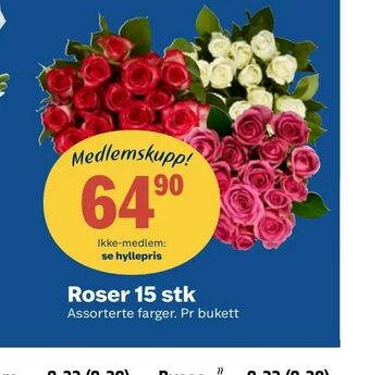 Coop Obs Roser 15 stk tilbud