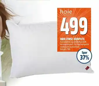 Høie finse dunpute