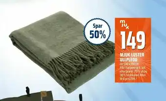 Coop Obs Mjuk luster ullpledd tilbud