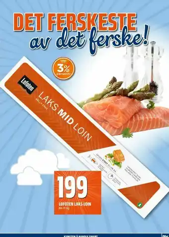 Coop Obs Lofoten laks loin tilbud