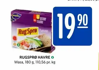 Rema 1000 Rugsprø havre tilbud