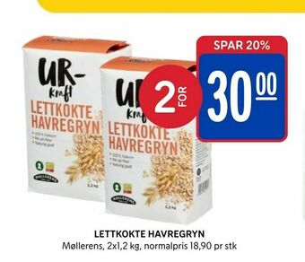 Rema 1000 Lettkokte havregryn tilbud
