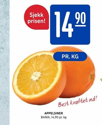 Rema 1000 Appelsiner tilbud