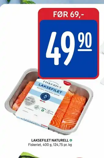 Rema 1000 Laksefilet naturell tilbud