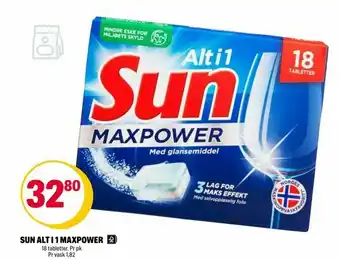 Coop Extra Sun alt i 1 maxpower tilbud