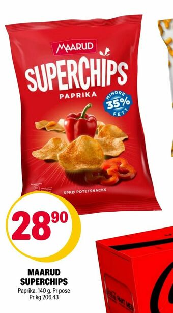 Coop Extra Maarud superchips tilbud