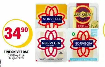 Coop Extra Tine skivet ost tilbud