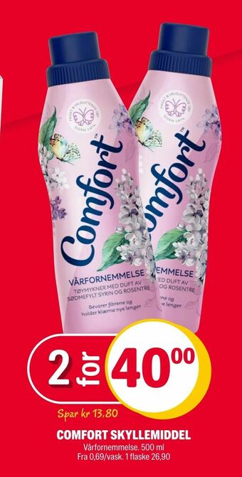 Coop Extra Comfort skyllemiddel tilbud