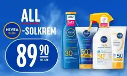 Rema 1000 NIVEA Sun All Solkrem tilbud