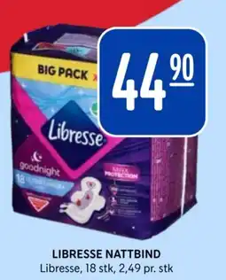 Rema 1000 Libresse nattbind tilbud