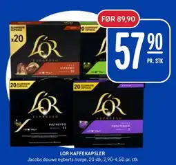 Rema 1000 L'or kaffekapsler tilbud