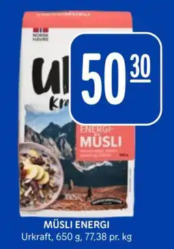 Rema 1000 Urkraft Müsli energi tilbud