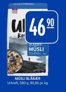 Rema 1000 Urkraft Müsli blåbær tilbud