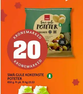 Coop Mega Små gule kokefaste poteter tilbud