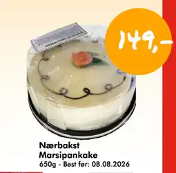 Havaristen Nærbakst marsipankake tilbud