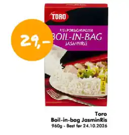 Havaristen TORO Boil-in-bag Jasmin ris tilbud
