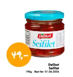Havaristen DELIKAT Seifilet tilbud