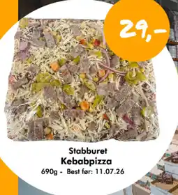 Havaristen Stabburet kebabpizza tilbud